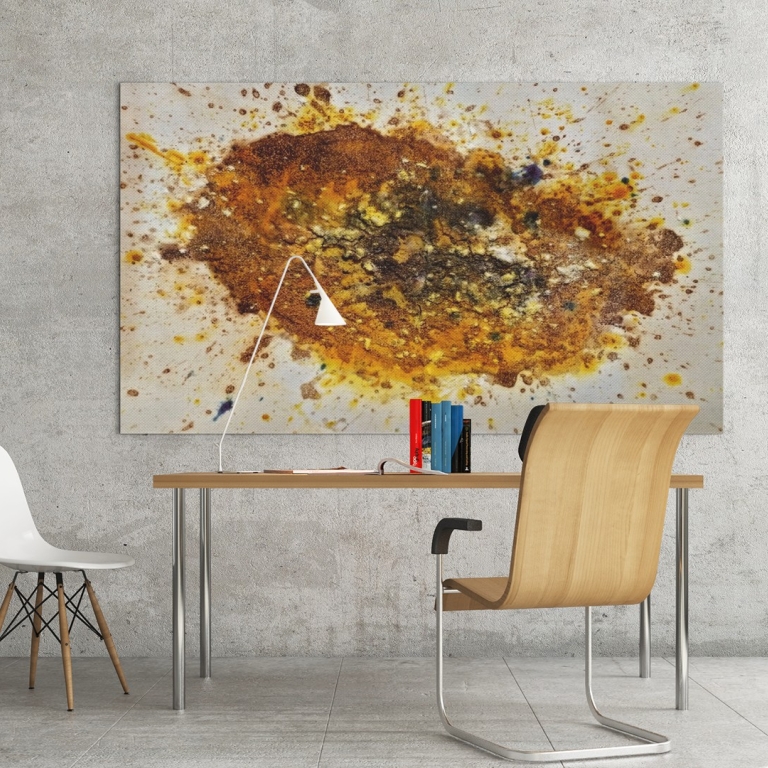 Nur mit natürlichen Farben gemalt