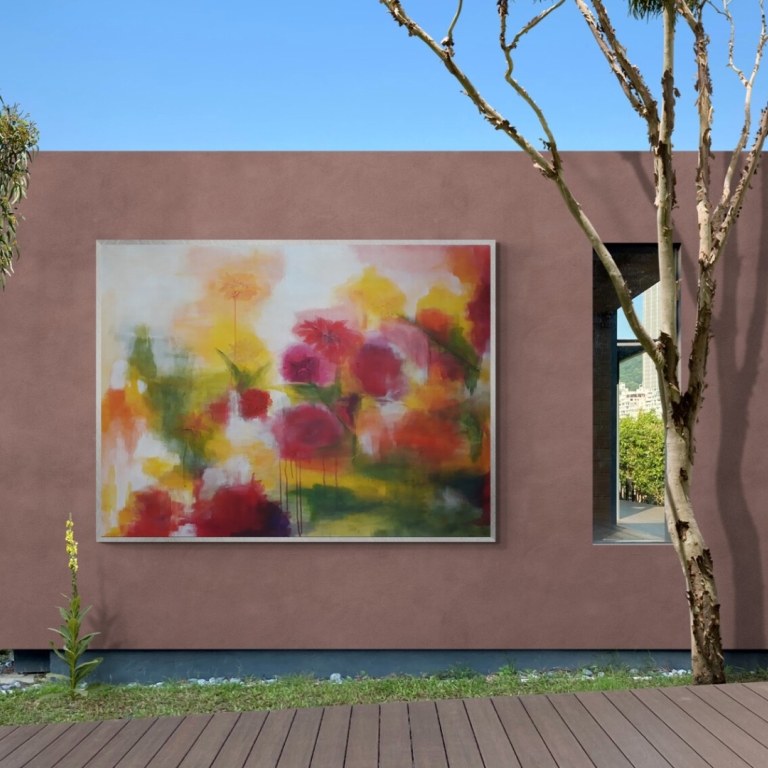 Wildblumen auf einer Sommerwiese